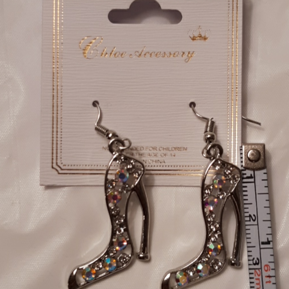 Chloe Accessories Rhinestone Earrings - Picture 2 of 2